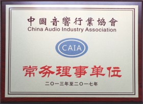 中国音响行业协会常务理事单位